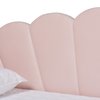 Baxton Studio Timila Modern and Contemporary Light Pink Velvet Fabric Upholstered Queen Size Daybed 213-11552-ZORO